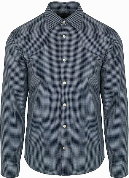 Marc O'Polo Hemd Kariert Blau  - Größe XXL günstig online kaufen