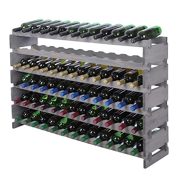 PROREGAL Weinregal VINOTECA FLEX PRO HxBxT 79x123x28cm 72 Flaschen Auf 6 Eb günstig online kaufen