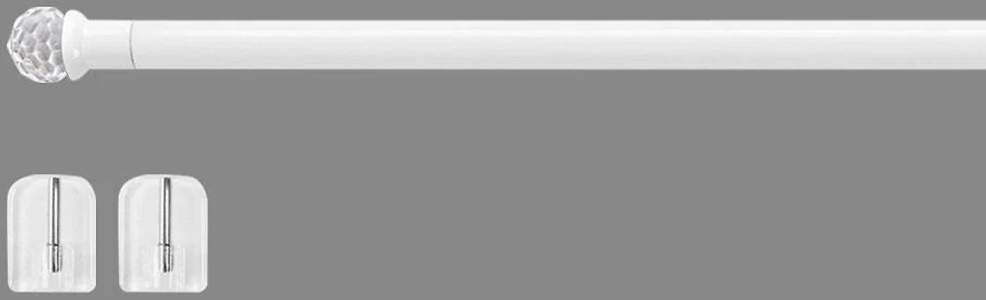 Good Life Vitragenstange "Crystal" Ø 10 mm 1 läufig-läufig ausziehbar günstig online kaufen