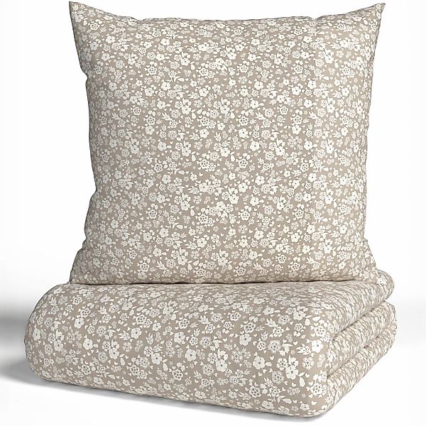 my home Bettwäsche "Mariby" 2 tlg. mit feinem Blümchen Design, skandinavisc günstig online kaufen