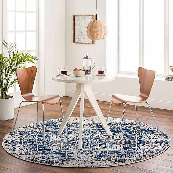 Livabliss Teppich "SYRACUSA" rund 11 mm Höhe ⌀160cm günstig online kaufen