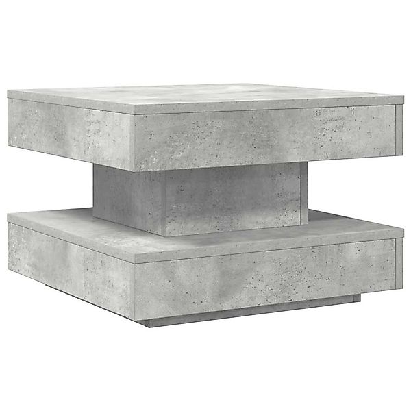 vidaXL Couchtisch 360-Grad Drehbar Betongrau 50x50x34,5 cm 858473 günstig online kaufen