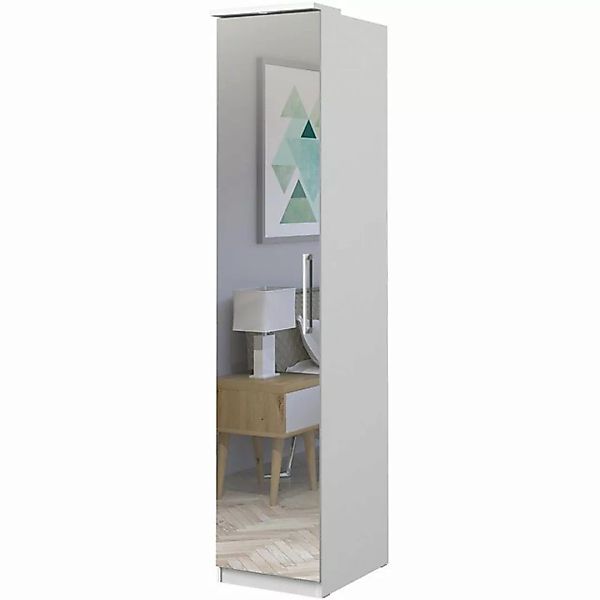 Lomadox Drehtürenschrank OLMO-83 Schlafzimmer Schrank mit Spiegeltür in wei günstig online kaufen
