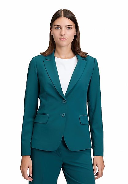 Betty&Co Longblazer "Damen mit Taschen" Druckfutter günstig online kaufen