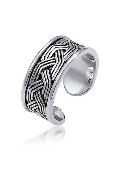 Kuzzoi Silberring "Herren Bandring Ornament Design Offen 925 Silber" günstig online kaufen