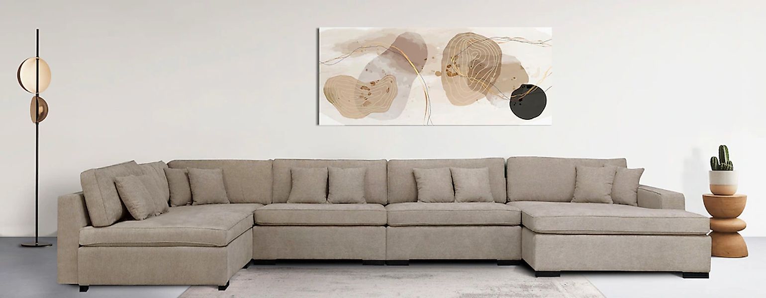 Guido Maria Kretschmer Home&Living Wohnlandschaft "Skara XXL U-Form", Loung günstig online kaufen