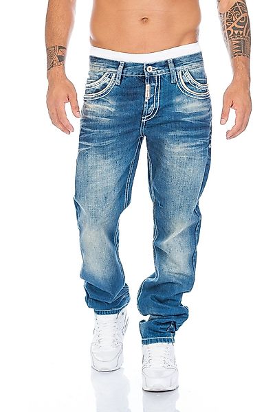 Cipo & Baxx Regular-fit-Jeans Jeans Hose günstig online kaufen