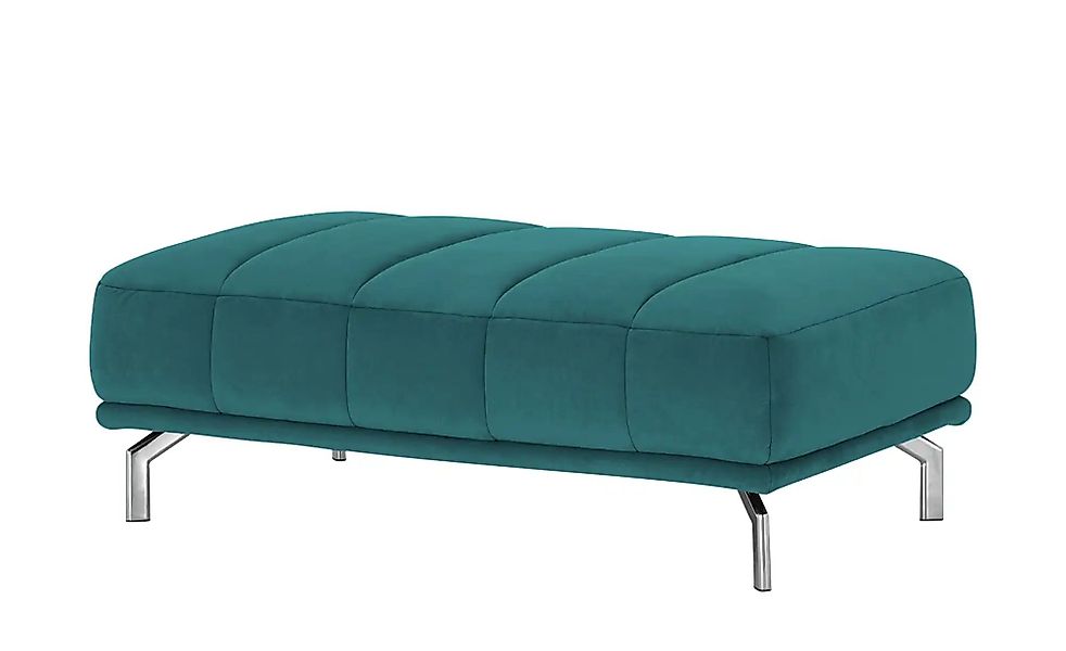 Lounge Collection XXL-Hocker  Sarina ¦ türkis/petrol ¦ Maße (cm): B: 127 T: günstig online kaufen