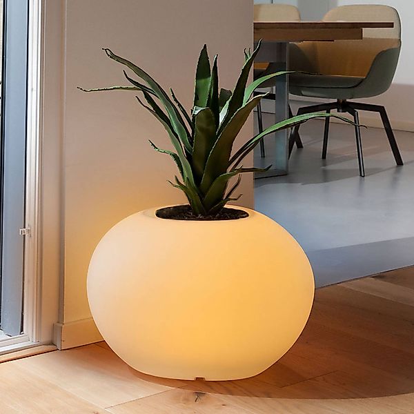 Dekolampe Storus VII LED RGBW, bepflanzbar weiß günstig online kaufen
