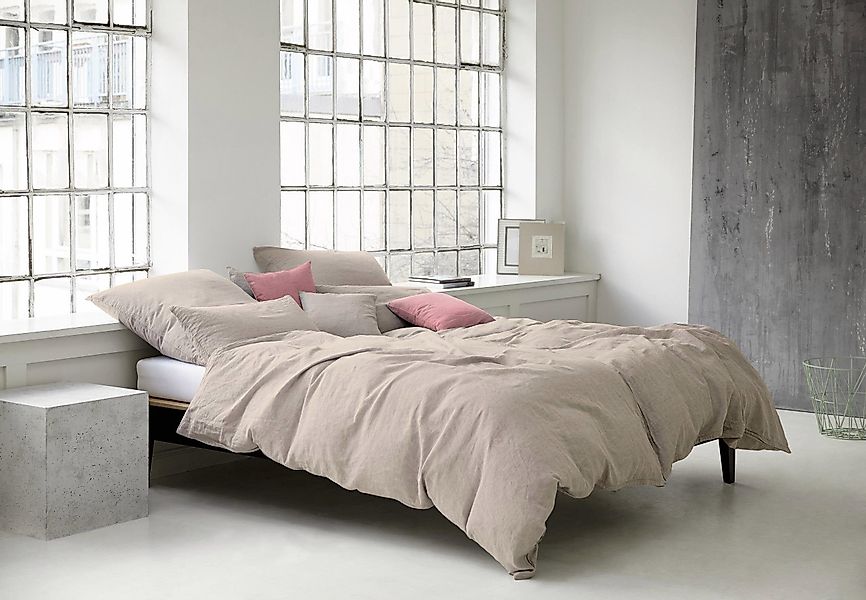 Elegante Bettwäsche "Breezee" 2 tlg. angenehmes Hautgefühl günstig online kaufen