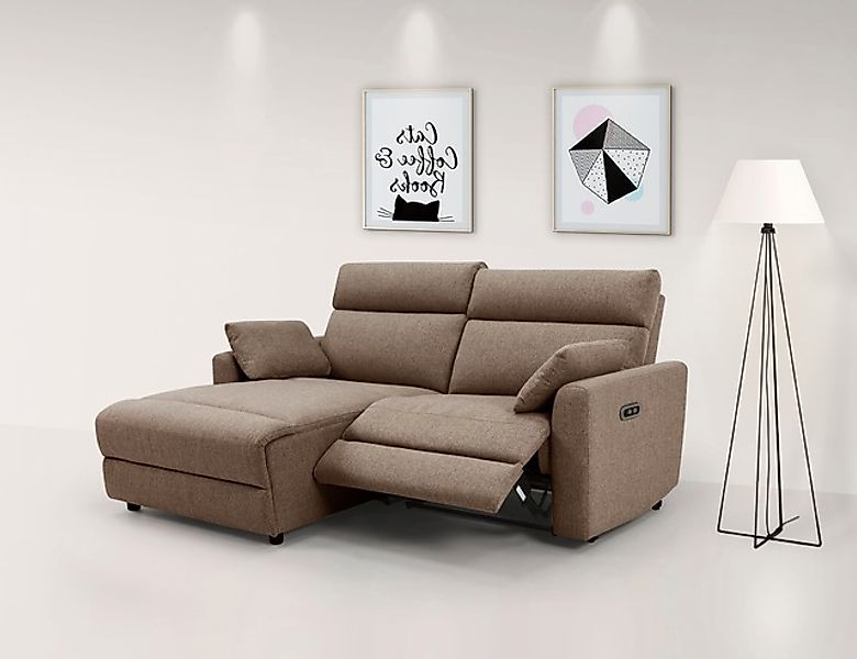 OTTO home Ecksofa »JENNA, L-Form, 209cm, manuelle u. elektrische Funktion, günstig online kaufen