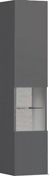 Places of Style Glasvitrine "Onyx", hochwertig UV lackiert, mit Soft-Close- günstig online kaufen