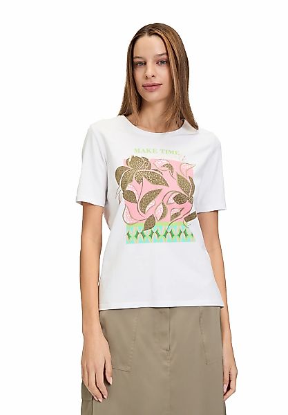 Betty Barclay Kurzarmshirt "Betty Barclay Damen Basic Shirt mit Placement", günstig online kaufen