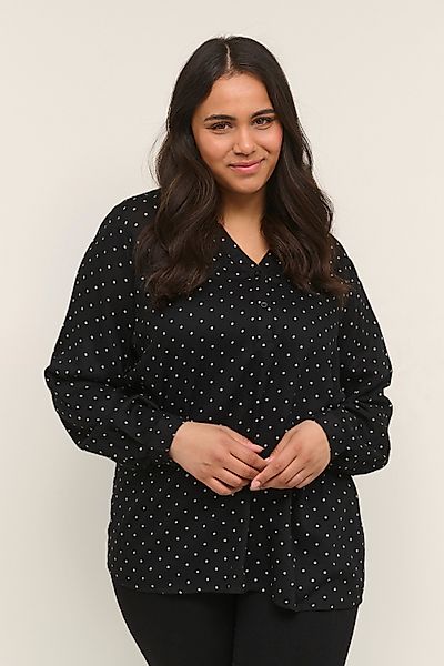 KAFFE Curve Langarmbluse Langarm-Bluse KCjoy Große günstig online kaufen