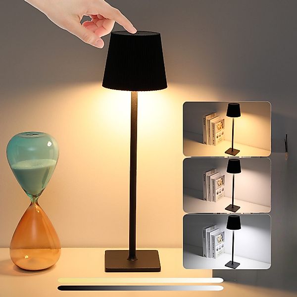 WILGOON LED Tischleuchte Tischlampe Kabellos Dimmbar,8000mAh günstig online kaufen