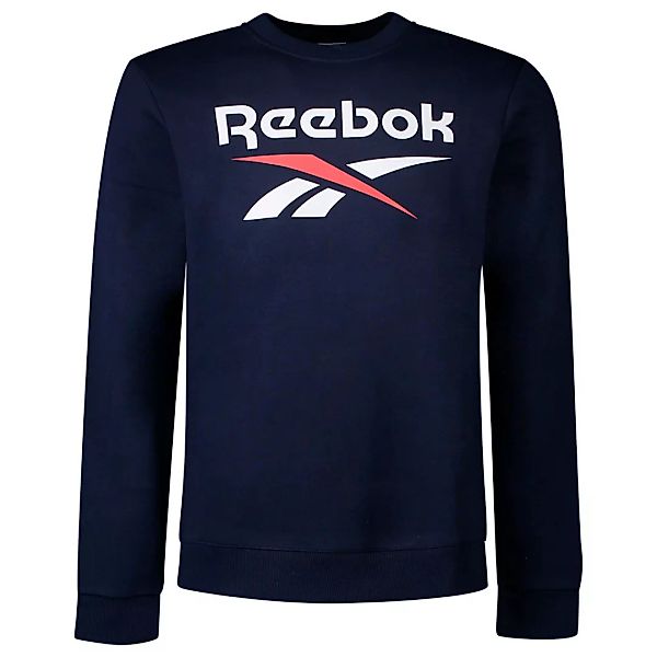 Reebok Ri Fleece Bl Crew Sweatshirt XS Vector Navy / White / Vector Red günstig online kaufen