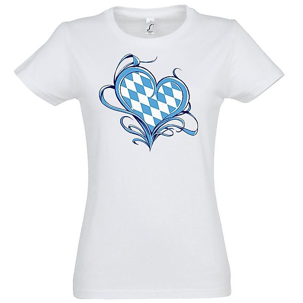 Youth Designz T-Shirt Bayern Herz Damen günstig online kaufen