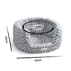 naturling Katzenliege Katzenbett aus bunten Filzkugeln, günstig online kaufen