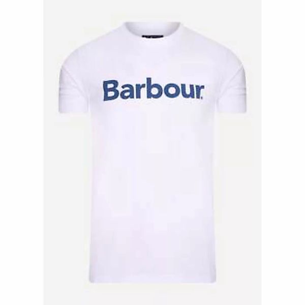 Barbour  T-Shirts & Poloshirts Logo tee - white günstig online kaufen