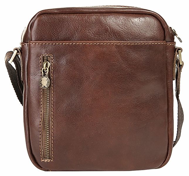 Piké Umhängetasche echt Leder, Made in Italy günstig online kaufen