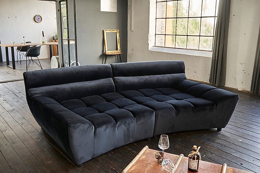 KAWOLA Sofa NERLA, Big Sofa Velvet günstig online kaufen