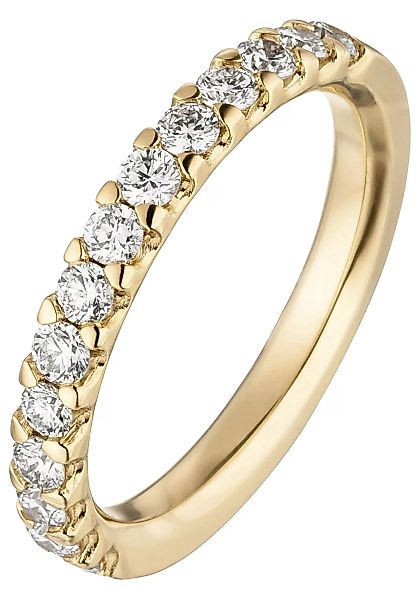 JOBO Diamantring, 585 Gold mit 14 Diamanten günstig online kaufen