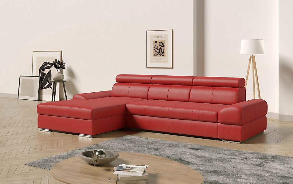 sit&more Ecksofa "Broadway L-Form" inklusive Kopfteilverstellung, wahlweise günstig online kaufen