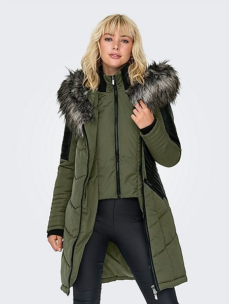 ONLY Steppmantel ONLNEWLINETTE FUR HOOD COAT OTW günstig online kaufen