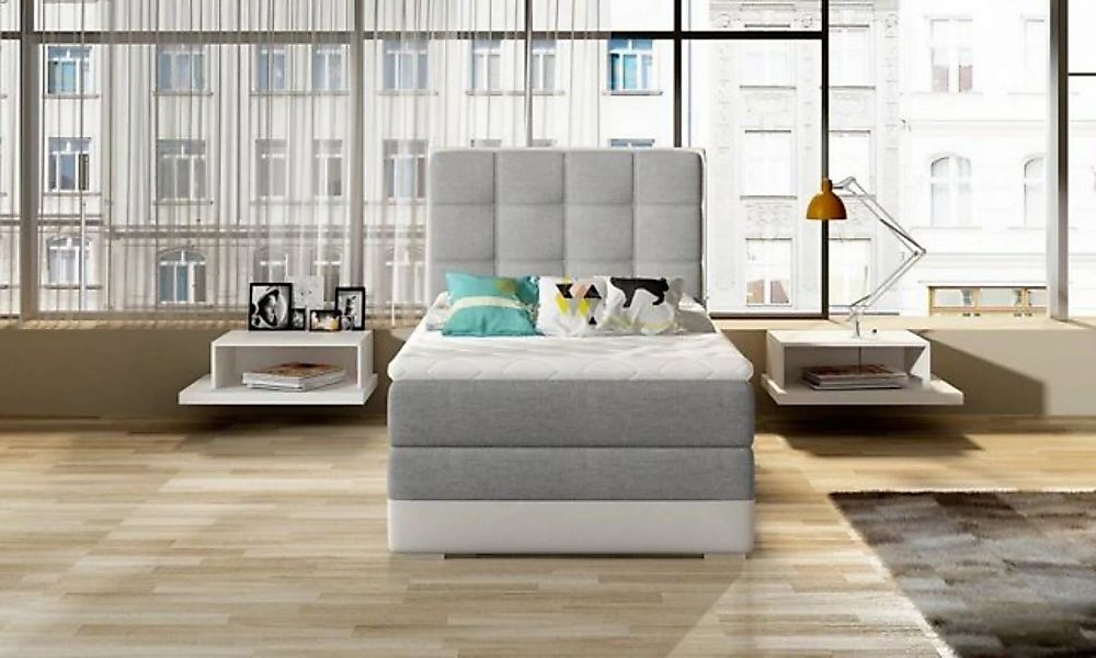 JVmoebel Bett Bett Polster Design Luxus Hotel Betten 90x200cm Schlaf Zimmer günstig online kaufen