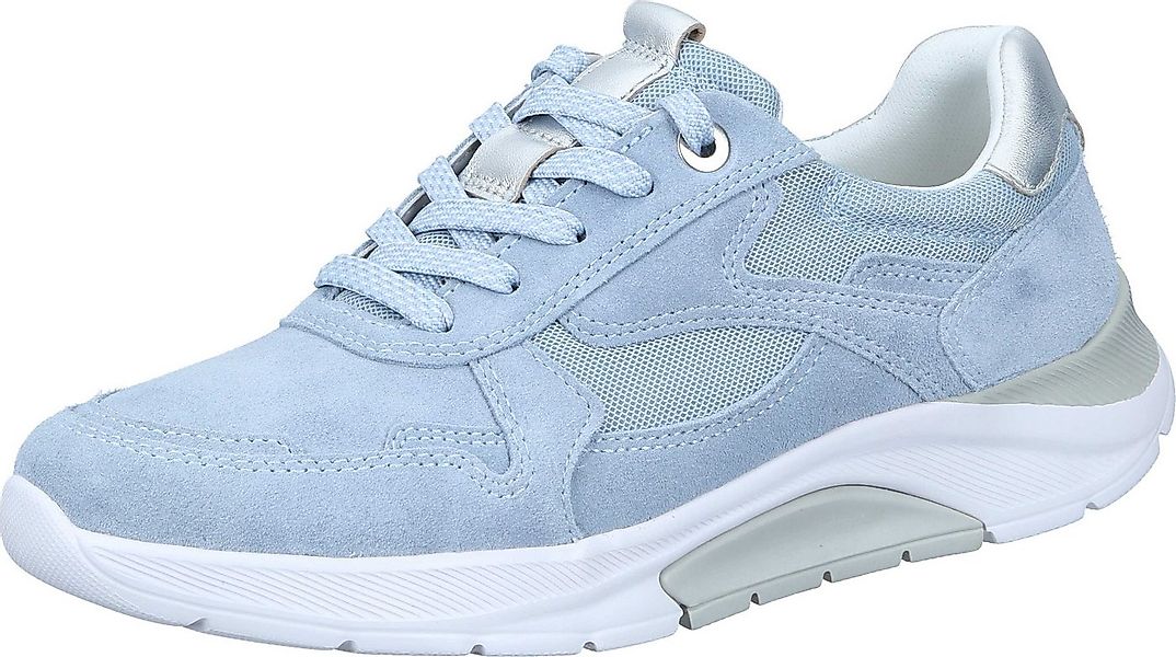 Gabor Schnürer Sneaker aus Velours/Mesh günstig online kaufen