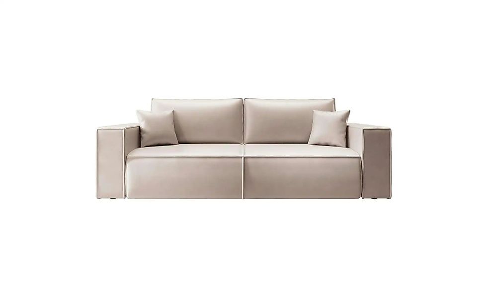 Selsey Schlafsofa Farese Cuero   ¦ beige ¦ Maße (cm): B: 257 H: 86 Polsterm günstig online kaufen