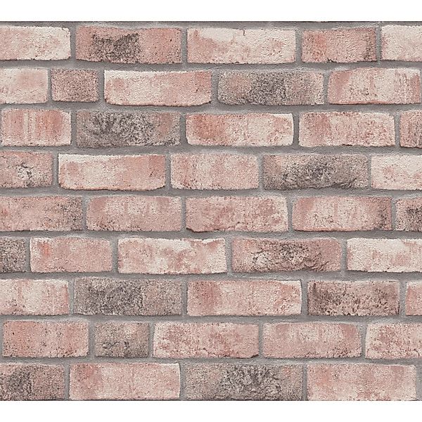 A.S. Création Vliestapete in Ziegelstein Optik Beige 10,05 m x 0,53 m günstig online kaufen