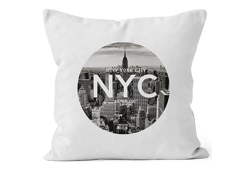 Autiga Dekokissen Kissenbezug Kissen-Hülle 40x40 New York City Manhatten Sk günstig online kaufen
