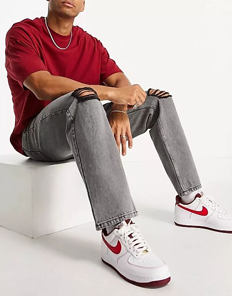 Bolongaro Trevor – Aksel – Baggy-Jeans-Grau günstig online kaufen