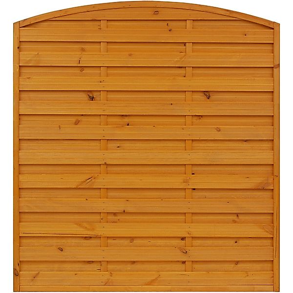 Andrewex Sichtschutzzaun Element München Pinienfarben 180/195 cm x 180 cm günstig online kaufen