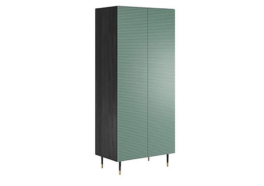 Compleo Kleiderschrank Luxus-Kleiderschrank mit gerillten Fronten DESIGNO günstig online kaufen