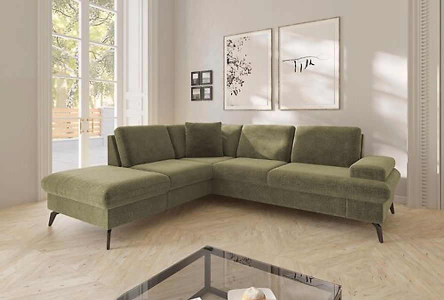 sit&more Ecksofa »Morris Jubi L-Form, B: 238 cm« mit Armteilfunktion & 1 Zi günstig online kaufen