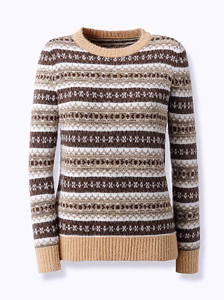 Inspirationen Jacquardpullover "Jacquard-Pullover" günstig online kaufen