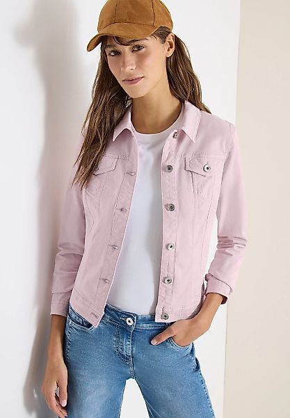 Cecil Jeansjacke ohne Kapuze aus Baumwolle mit Stretchanteil günstig online kaufen