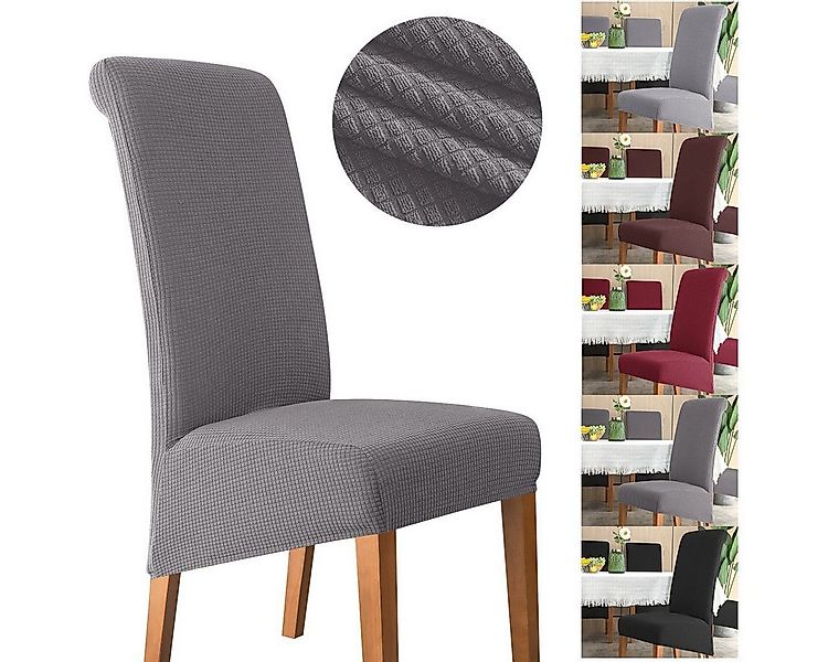 Simloveve Stuhlhusse Stretch-Stuhlhusse in M & L,Schnell abnehmbar Stuhlbez günstig online kaufen