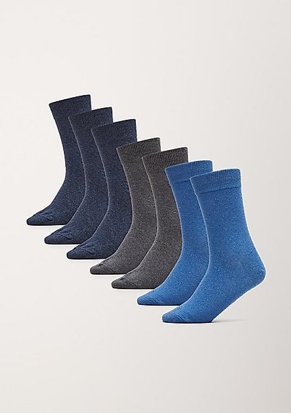 s.Oliver Sneakersocken essentials (7-Paar) mit nahtlosem Zehenbereich günstig online kaufen