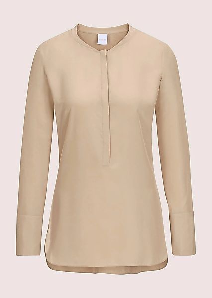 MADELEINE Hemdbluse "Seidenhemd Luxuriöse Bluse mit kragenlosem Design" günstig online kaufen