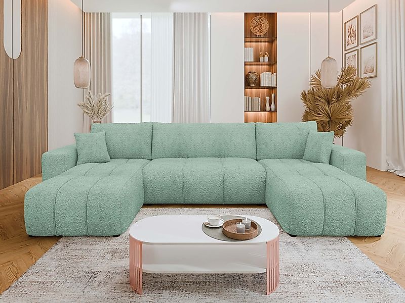 MIRJAN24 Wohnlandschaft Fetrinu U Boucle, mit günstig online kaufen