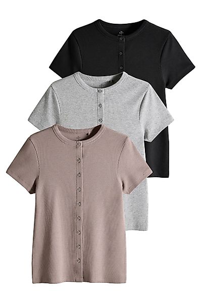 The Set T-Shirt The Set geknöpfte, günstig online kaufen