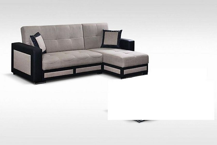 JVmoebel Ecksofa Ecksofa mit Hocker Schlafsofa Garnitur Wohnlandschaft L-Fo günstig online kaufen