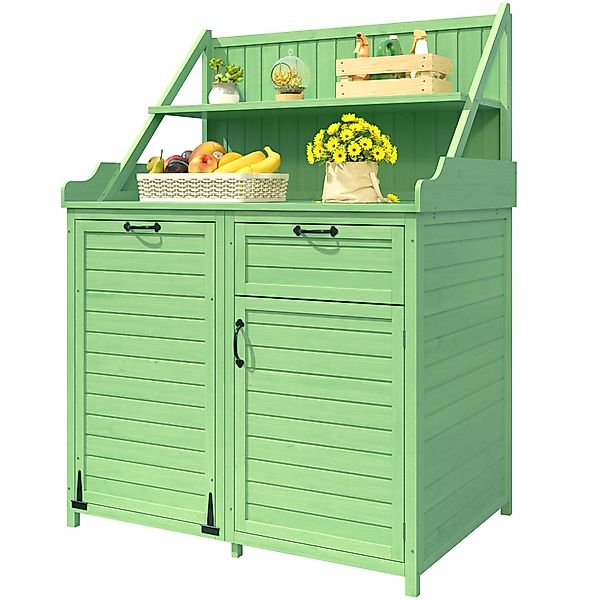 HAUSS SPOLE Geräteschrank Gartenschrank mit Regalen günstig online kaufen
