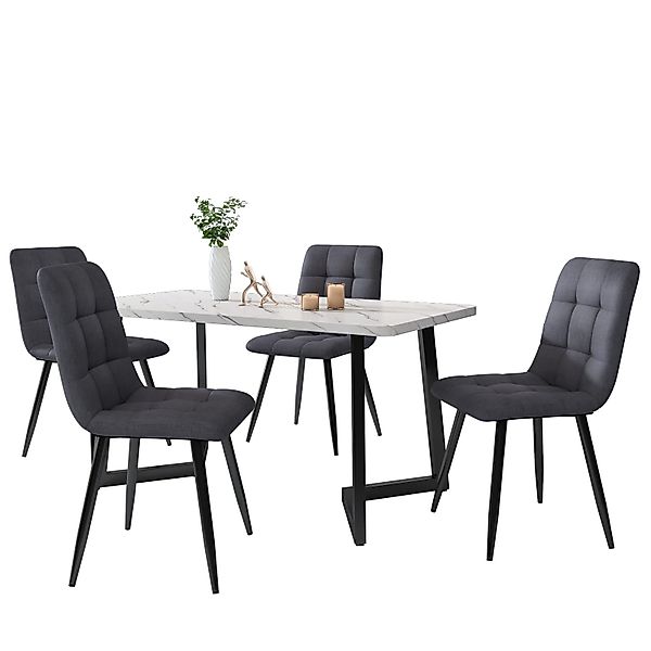 Furnishings Home Esszimmerstuhl 4er-Set Polsterstuhl mit günstig online kaufen