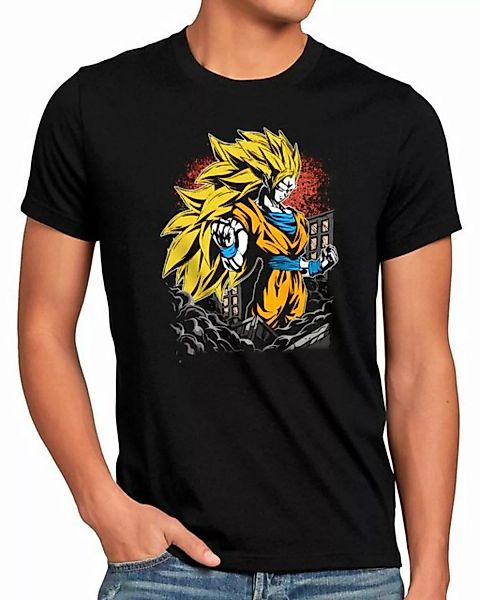 style3 Print-Shirt Herren T-Shirt Goku Transformation super dragonball z gt günstig online kaufen