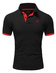 Amaci&Sons Poloshirt MEMPHIS Basic Kontrast Polo günstig online kaufen