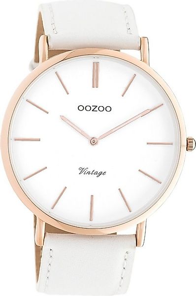 OOZOO Quarzuhr Oozoo Damen Armbanduhr Vintage, (Analoguhr), Damenuhr rund, günstig online kaufen